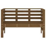 Casa si Gradina - Gradina si terasa - Mobilier exterior - Bancute de gradina - Banca de gradina, maro miere, 111,5x53x71 cm, lemn masiv pin - Infinity.ro