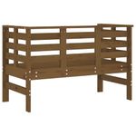 Casa si Gradina - Gradina si terasa - Mobilier exterior - Bancute de gradina - Banca de gradina, maro miere, 111,5x53x71 cm, lemn masiv pin - Infinity.ro
