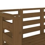 Casa si Gradina - Gradina si terasa - Mobilier exterior - Bancute de gradina - Banca de gradina, maro miere, 111,5x53x71 cm, lemn masiv pin - Infinity.ro