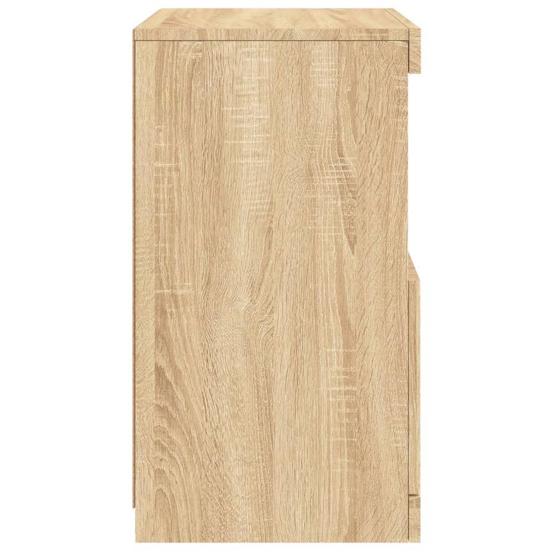 Casa si Gradina - Mobilier - Comode si corpuri - Comode - Servanta cu lumini LED, stejar sonoma, 41x37x67 cm - Infinity.ro