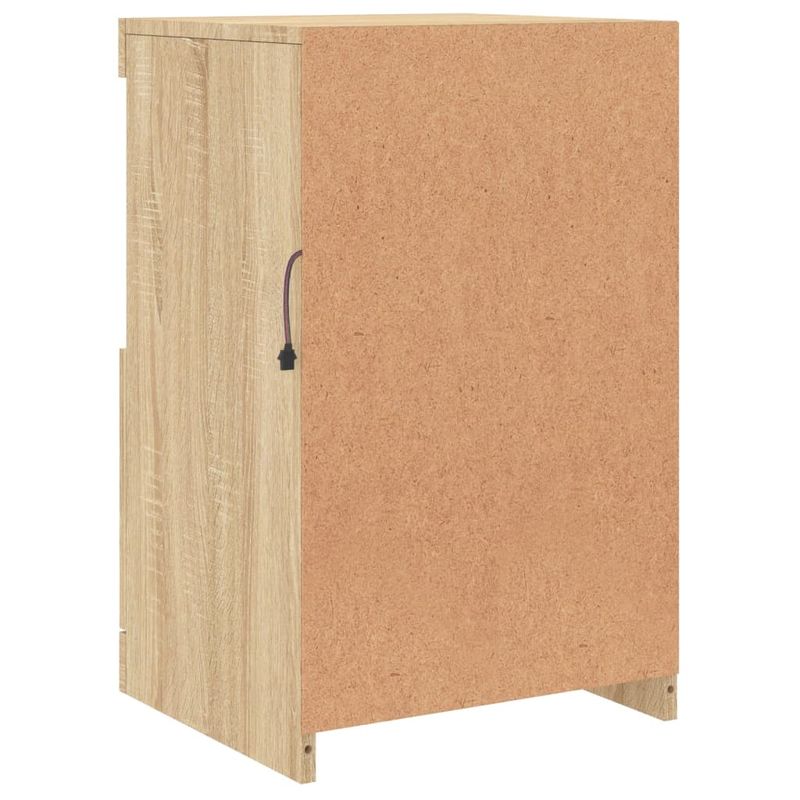 Casa si Gradina - Mobilier - Comode si corpuri - Comode - Servanta cu lumini LED, stejar sonoma, 41x37x67 cm - Infinity.ro