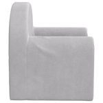 Casa si Gradina - Mobilier - Mobilier copii - Mobilier camera copiilor - Canapea extensibila pentru copii, gri deschis, plus moale - Infinity.ro