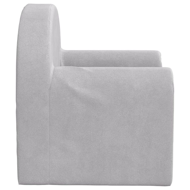 Casa si Gradina - Mobilier - Mobilier copii - Mobilier camera copiilor - Canapea extensibila pentru copii, gri deschis, plus moale - Infinity.ro