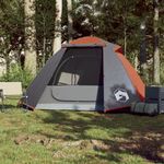 Sport si Outdoor - Camping - Corturi camping - Cort de camping pentru 2 persoane, gri/portocaliu, impermeabil - Infinity.ro