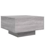 Casa si Gradina - Mobilier - Mese si birouri - Masute de cafea - Masuta de cafea cu lumini LED, gri sonoma, 55x55x31 cm - Infinity.ro