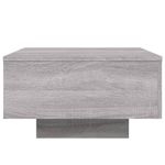 Casa si Gradina - Mobilier - Mese si birouri - Masute de cafea - Masuta de cafea cu lumini LED, gri sonoma, 55x55x31 cm - Infinity.ro