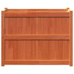 Casa si Gradina - Gradinarit si plante - Plante si ghivece - Ghivece si suporturi - Jardiniera de gradina, maro ceruit, 90x50x70 cm, lemn masiv pin - Infinity.ro