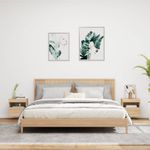 Casa si Gradina - Mobilier - Comode si corpuri - Comode - Comoda TV de perete cu LED, 2 buc. stejar sonoma, 40x30x40 cm - Infinity.ro