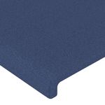 Casa si Gradina - Mobilier - Paturi si accesorii - Accesorii paturi - Tablii de pat, 4 buc, albastru, 72x5x78/88 cm, textil - Infinity.ro