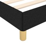 Casa si Gradina - Mobilier - Paturi si accesorii - Paturi - Cadru de pat cu tablie, negru, 160x200 cm, textil - Infinity.ro