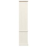Casa si Gradina - Mobilier - Biblioteci si rafturi - Biblioteci - Vitrina de sticla VIGO, alb, 85x35x170 cm, lemn masiv de pin - Infinity.ro