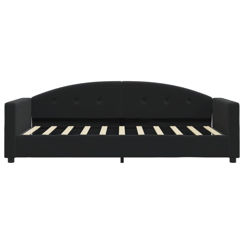 Casa si Gradina - Mobilier - Paturi si accesorii - Paturi - Pat de zi, negru, 80x200 cm, catifea - Infinity.ro