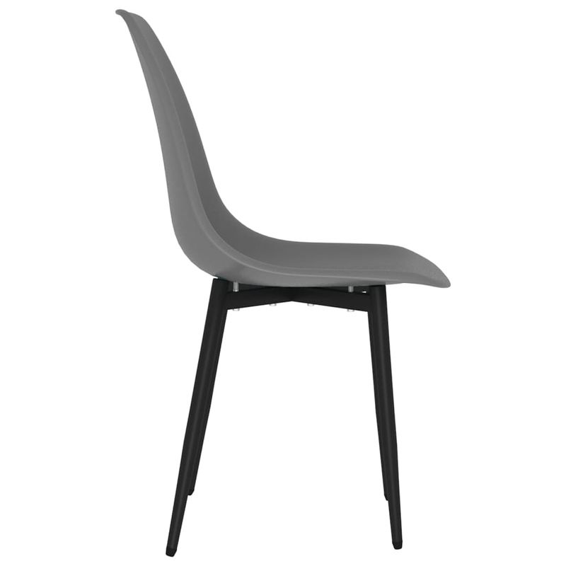 Casa si Gradina - Mobilier - Scaune si fotolii - Scaune - Scaune de bucatarie, 6 buc., gri, PP - Infinity.ro