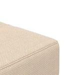 Casa si Gradina - Mobilier - Canapele si coltare - Canapele - Canapea extensibila cu 2 locuri, 2 perne, crem, textil - Infinity.ro