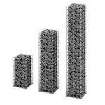 Casa si Gradina - Gradina si terasa - Garduri, panouri si accesorii - Set gabioane, 3 buc, sarma galvanizata - Infinity.ro
