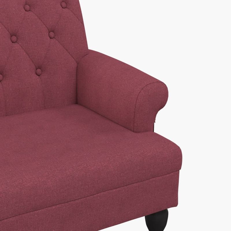 Casa si Gradina - Mobilier - Canapele si coltare - Banchete - Banca cu spatar, rosu vin, 120x62x75,5 cm, textil - Infinity.ro