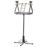 Petshop - Accesorii petshop - Alte accesorii petshop - Strong Loc de joaca papagal Livia de Luxe, gri, 57 x 52 x 134 cm - Infinity.ro