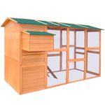 Petshop - Accesorii petshop - Culcusuri si custi - Custi interior si exterior - Cotet pentru pasari, 295 x 163 x 170 cm, lemn - Infinity.ro