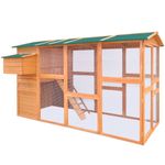Petshop - Accesorii petshop - Culcusuri si custi - Custi interior si exterior - Cotet pentru pasari, 295 x 163 x 170 cm, lemn - Infinity.ro