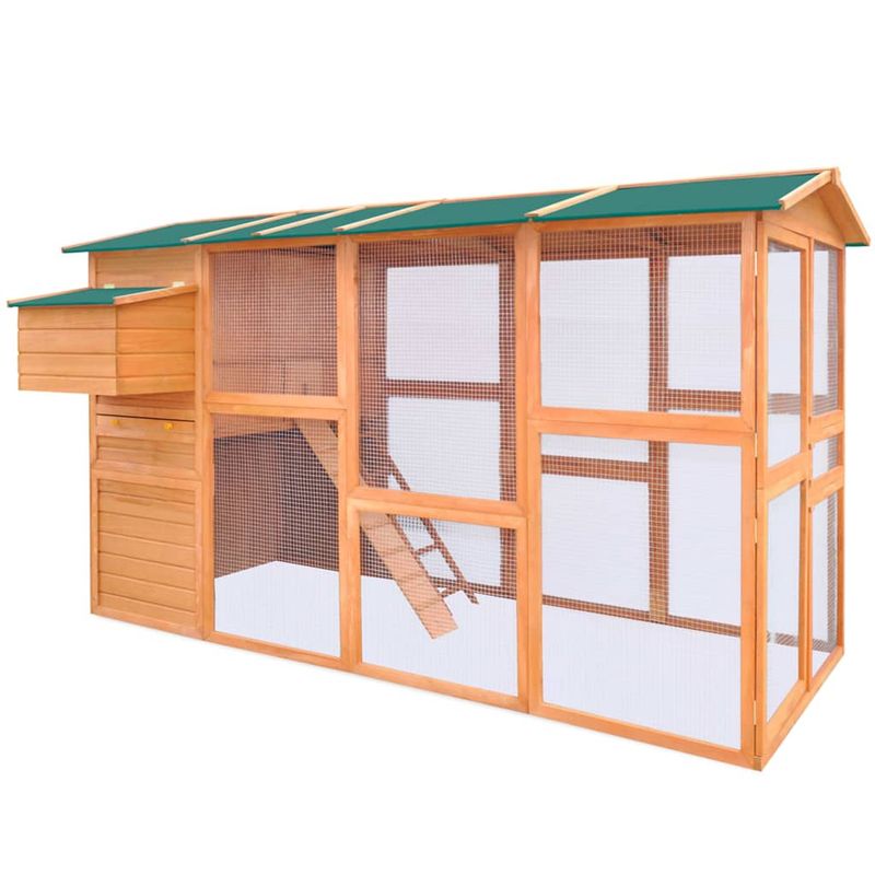 Petshop - Accesorii petshop - Culcusuri si custi - Custi interior si exterior - Cotet pentru pasari, 295 x 163 x 170 cm, lemn - Infinity.ro