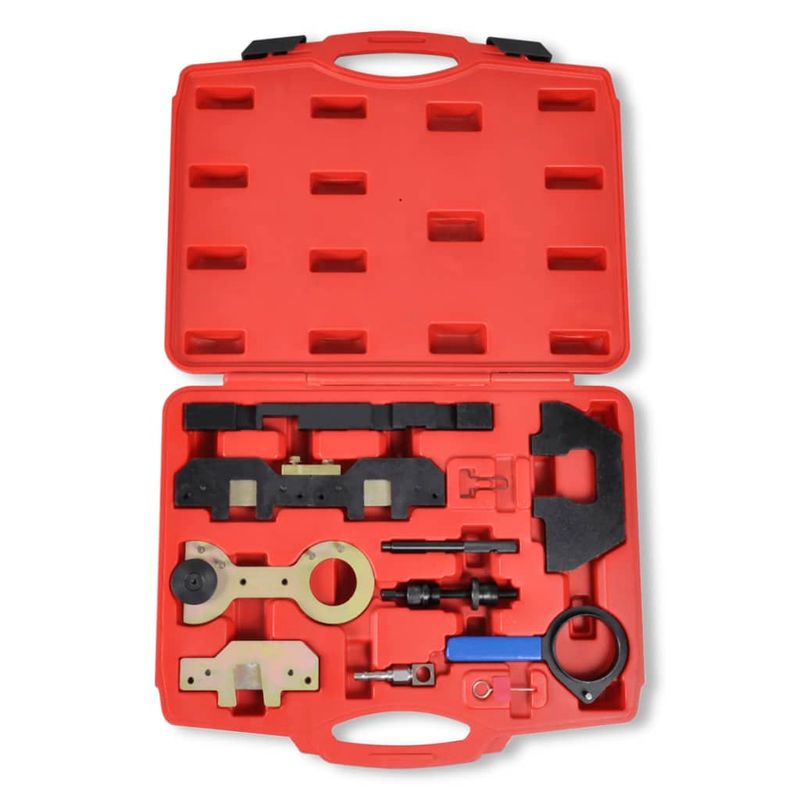 Auto si Moto - Reparatii si depanare - Scule auto - Scule si truse auto - Set sincronizare distributie 11 piese BMW M42/44/50/52/54/56 - Infinity.ro