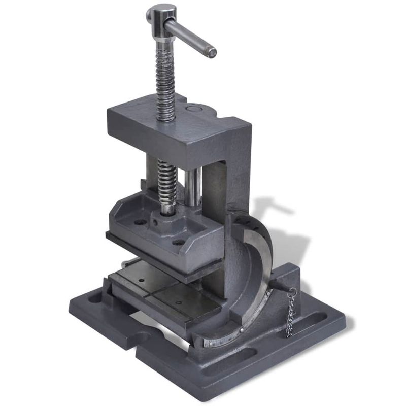 Casa si Gradina - Constructii - Scule electrice si accesorii - Menghine si cleme fixare - Menghina cu inclinare masina gaurit, actionare manuala, 110 mm - Infinity.ro
