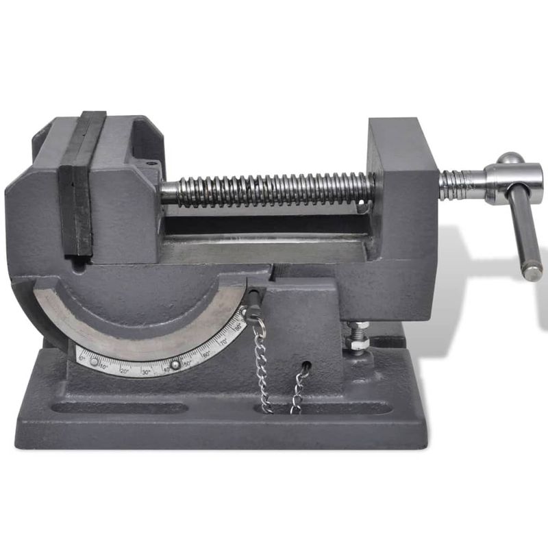 Casa si Gradina - Constructii - Scule electrice si accesorii - Menghine si cleme fixare - Menghina cu inclinare masina gaurit, actionare manuala, 110 mm - Infinity.ro