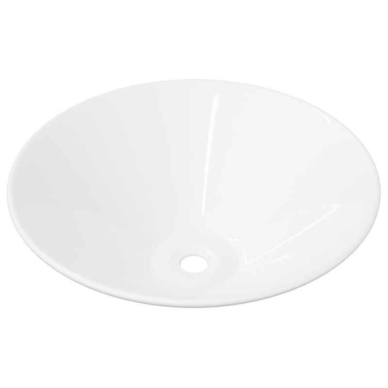 Casa si Gradina - Sanitare - Lavoar baie si accesorii - Lavoare si piedestale - Chiuveta ceramica rotunda, 2 buc. (Nu se vinde individual) - Infinity.ro