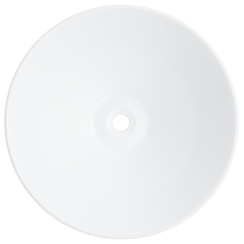 Casa si Gradina - Sanitare - Lavoar baie si accesorii - Lavoare si piedestale - Chiuveta ceramica rotunda, 2 buc. (Nu se vinde individual) - Infinity.ro