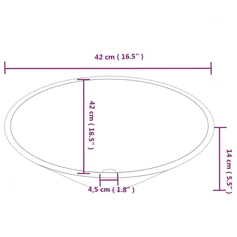 Casa si Gradina - Sanitare - Lavoar baie si accesorii - Lavoare si piedestale - Chiuveta ceramica rotunda, 2 buc. (Nu se vinde individual) - Infinity.ro
