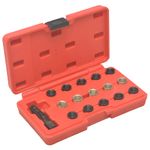 Auto si Moto - Reparatii si depanare - Scule auto - Scule si truse auto - Set pentru reparatii filete de bujii, 16 piese, M14 x 1,25 - Infinity.ro