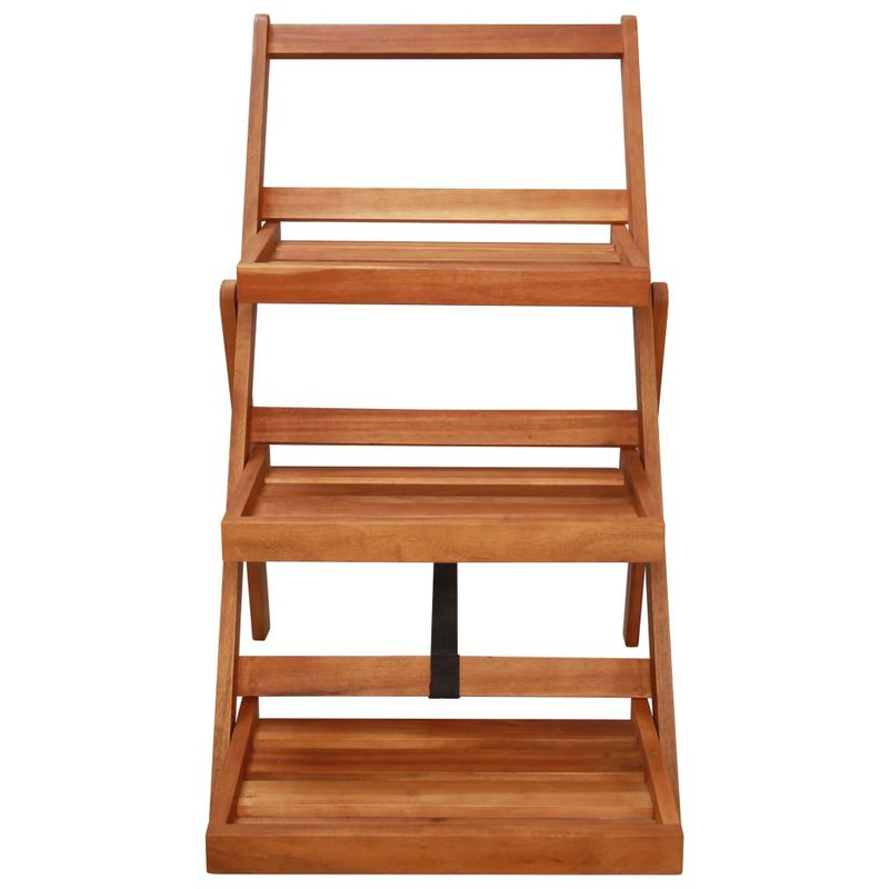 Casa si Gradina - Gradinarit si plante - Plante si ghivece - Ghivece si suporturi - Suport de plante, 3 niveluri, 50x63x80 cm, lemn masiv de acacia - Infinity.ro