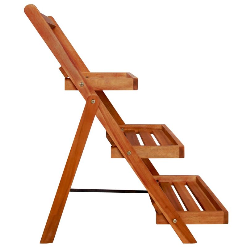 Casa si Gradina - Gradinarit si plante - Plante si ghivece - Ghivece si suporturi - Suport de plante, 3 niveluri, 50x63x80 cm, lemn masiv de acacia - Infinity.ro