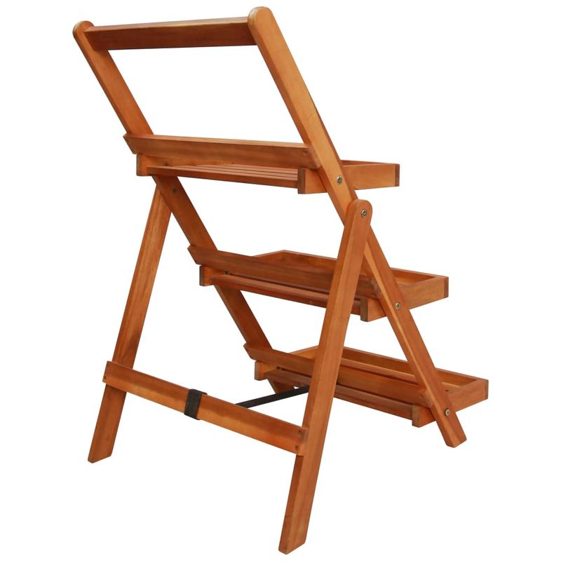 Casa si Gradina - Gradinarit si plante - Plante si ghivece - Ghivece si suporturi - Suport de plante, 3 niveluri, 50x63x80 cm, lemn masiv de acacia - Infinity.ro