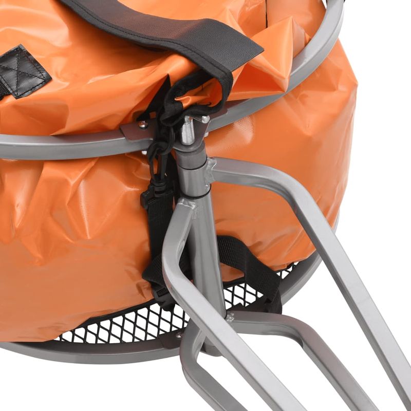 Sport si Outdoor - Ciclism - Accesorii pentru biciclete - Remorci biciclete - Remorca de bicicleta pentru bagaje cu sac, portocaliu si negru - Infinity.ro