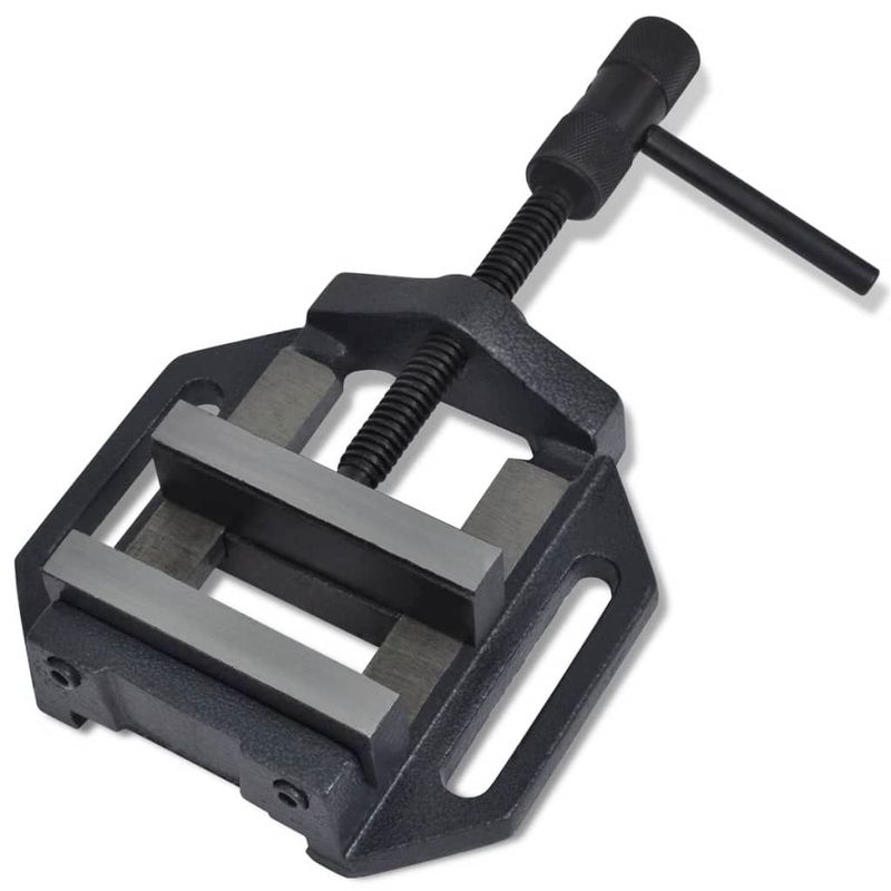 Casa si Gradina - Constructii - Scule electrice si accesorii - Menghine si cleme fixare - Menghina pentru masina de gaurit, actionare manuala, 90 mm - Infinity.ro