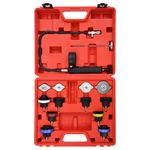 Auto si Moto - Reparatii si depanare - Scule auto - Scule si truse auto - Set testare presiune radiator si sistem de racire, 14 piese - Infinity.ro