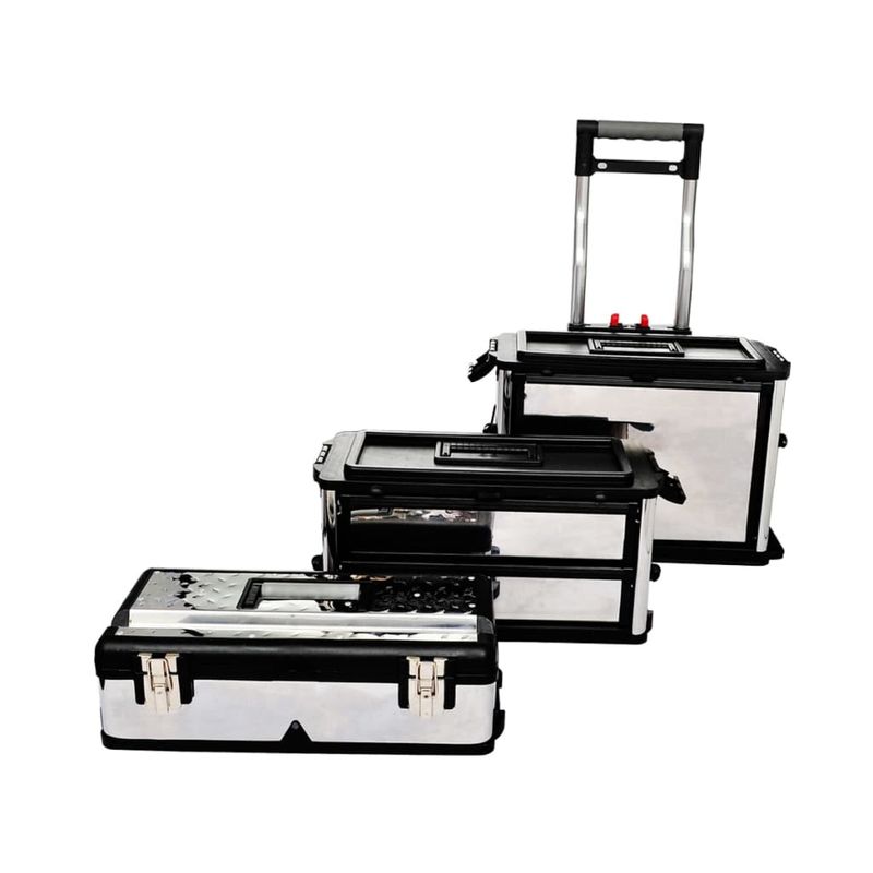 Casa si Gradina - Constructii - Depozitare, transport si protectie - Organizatoare si cutii scule - Cutie de scule cu roti, 3 parti, inlocuieste 140174 - Infinity.ro
