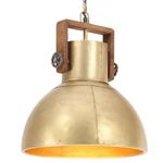 Casa si Gradina - Corpuri si surse de iluminat - Lustre si pendule - Lampa suspendata industriala, 25 W, aramiu, 40 cm, E27, rotund - Infinity.ro