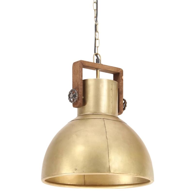 Casa si Gradina - Corpuri si surse de iluminat - Lustre si pendule - Lampa suspendata industriala, 25 W, aramiu, 40 cm, E27, rotund - Infinity.ro
