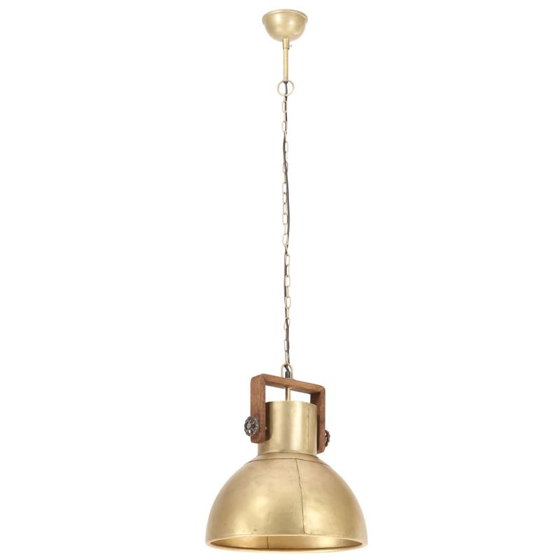 Casa si Gradina - Corpuri si surse de iluminat - Lustre si pendule - Lampa suspendata industriala, 25 W, aramiu, 40 cm, E27, rotund - Infinity.ro