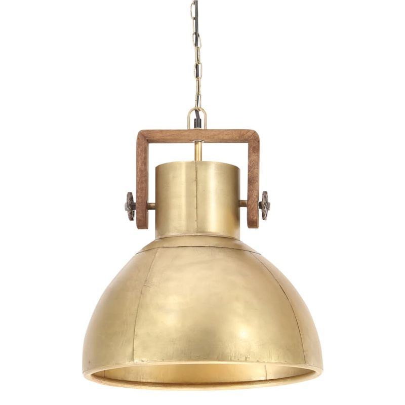 Casa si Gradina - Corpuri si surse de iluminat - Lustre si pendule - Lampa suspendata industriala, 25 W, aramiu, 40 cm, E27, rotund - Infinity.ro