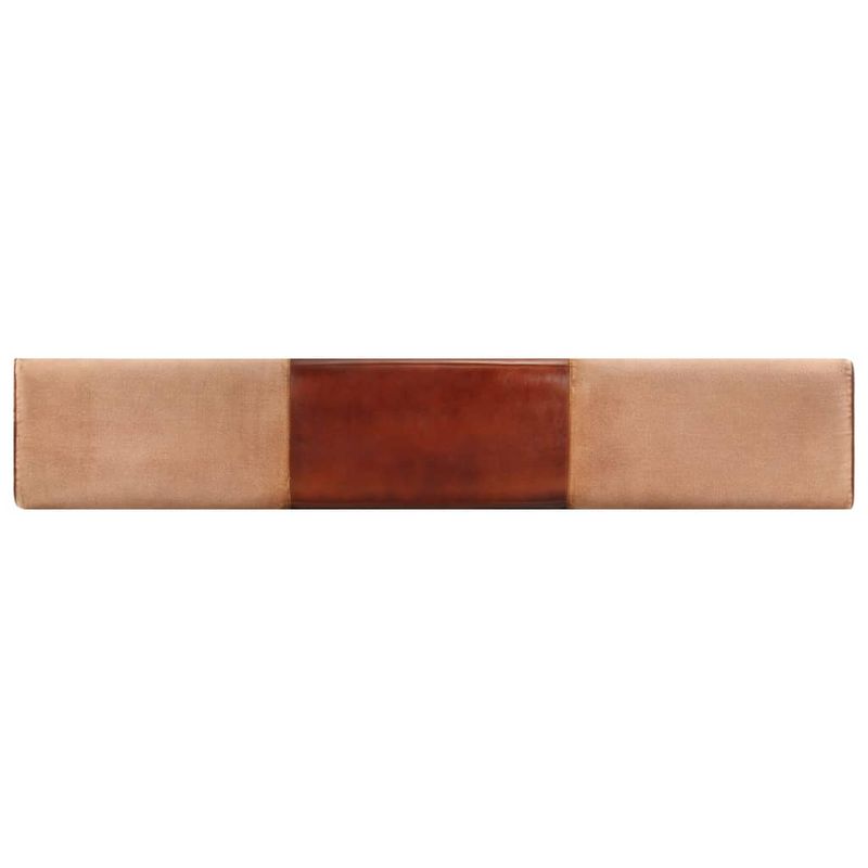 Casa si Gradina - Mobilier - Canapele si coltare - Banchete - Banca Bok gimnastica maro 160 cm piele naturala/lemn acacia, maro deschis - Infinity.ro
