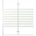 Casa si Gradina - Sanitare - Cazi si cabine de dus - Cabine dus - Cabina de baie, 120 x 140 cm, sticla securizata, dungi - Infinity.ro