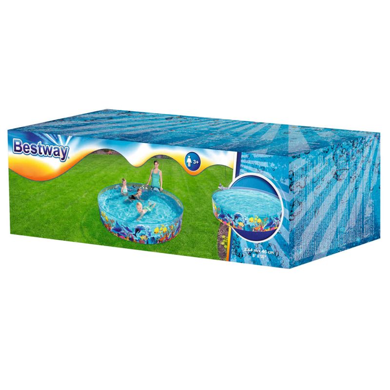 Casa si Gradina - Gradina si terasa - Piscine si accesorii - Piscine copii - Bestway Piscina Fill 'N Fun Odyssey, 244x46 cm - Infinity.ro