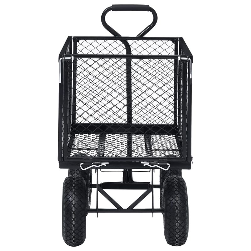 Casa si Gradina - Constructii - Depozitare, transport si protectie - Accesorii echipamente pentru transport si ridicat - Carucior manual de gradina, negru, 350 kg - Infinity.ro