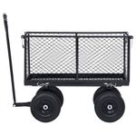 Casa si Gradina - Constructii - Depozitare, transport si protectie - Accesorii echipamente pentru transport si ridicat - Carucior manual de gradina, negru, 350 kg - Infinity.ro
