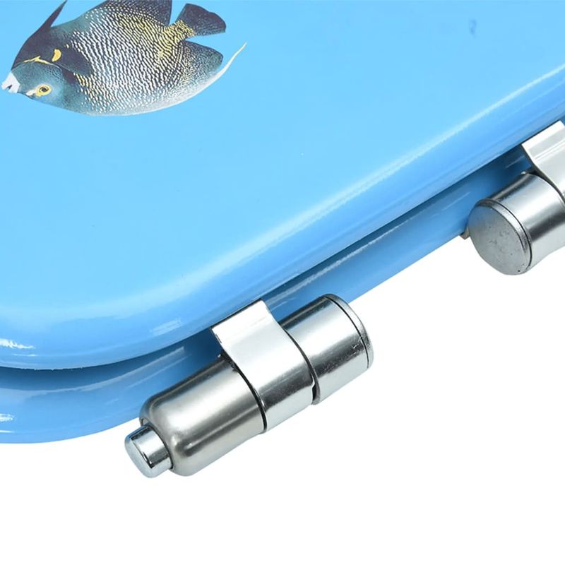 Casa si Gradina - Sanitare - Obiecte sanitare - Vase de toaleta - Capac WC cu inchidere silentioasa, MDF, model subacvatic, închidere silențioasă da - Infinity.ro