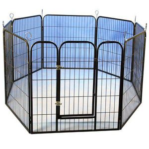 Pet Tarc modular pentru catei, negru, 79x81cm