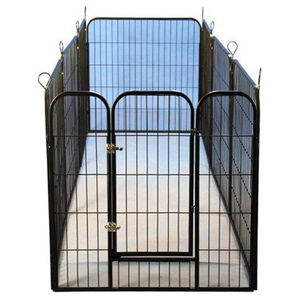 Pet Tarc modular pentru catei, negru, 79x81cm